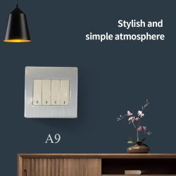 A9 K04 BK4A 10A 4GANG SWITCH