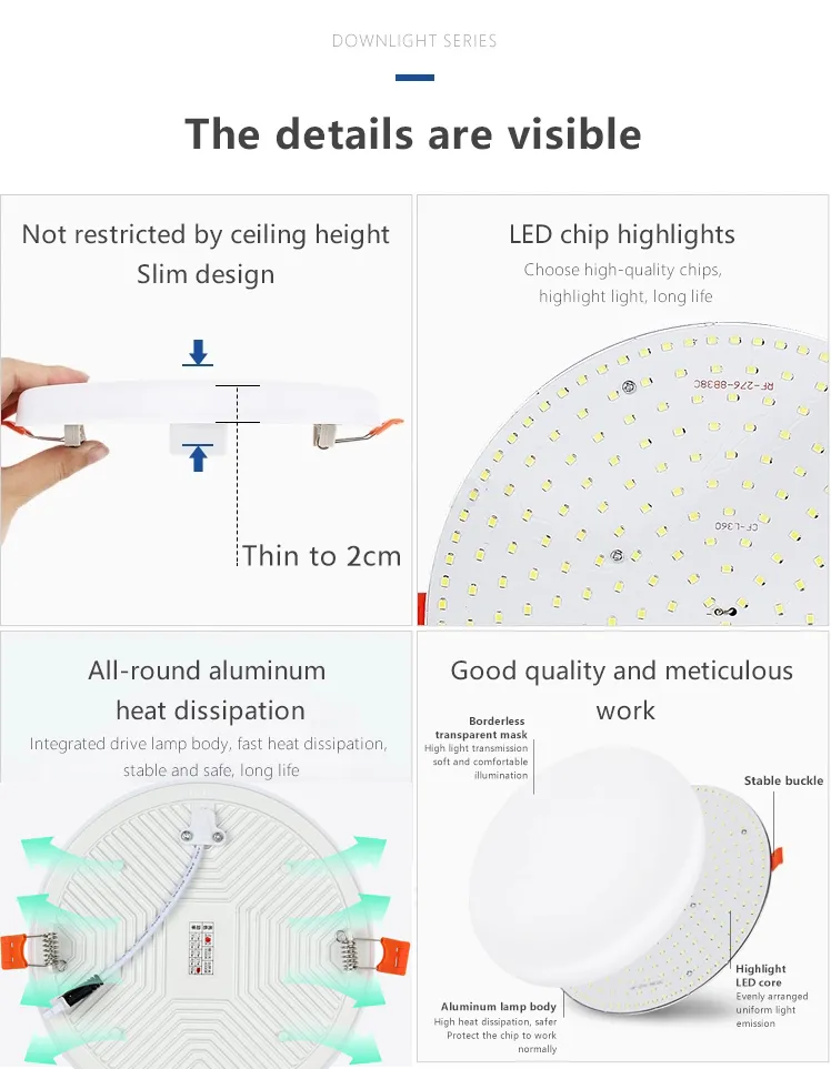 ANY HOLE LED PANEL LIGHT SQ