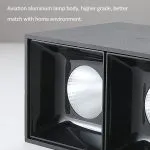 PR-1/(2X10)W Surface Down Spot Light Black