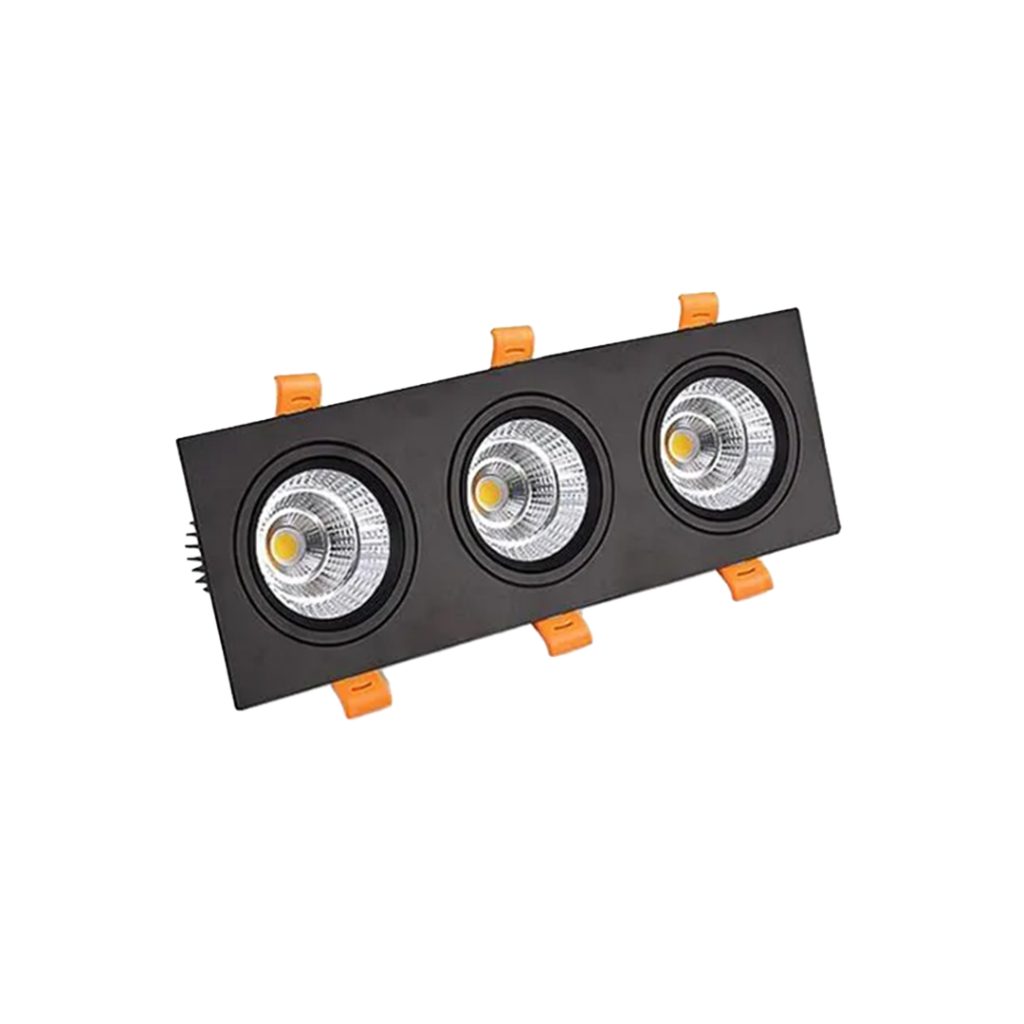 WKS-2007 (3x7W) Conceal Spot Light Black
