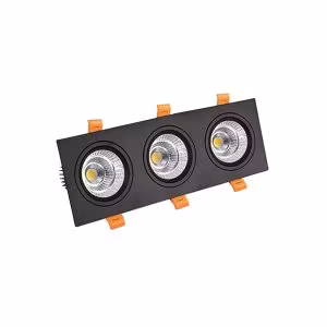 WKS-2007 (3x7W) Conceal Spot Light Black