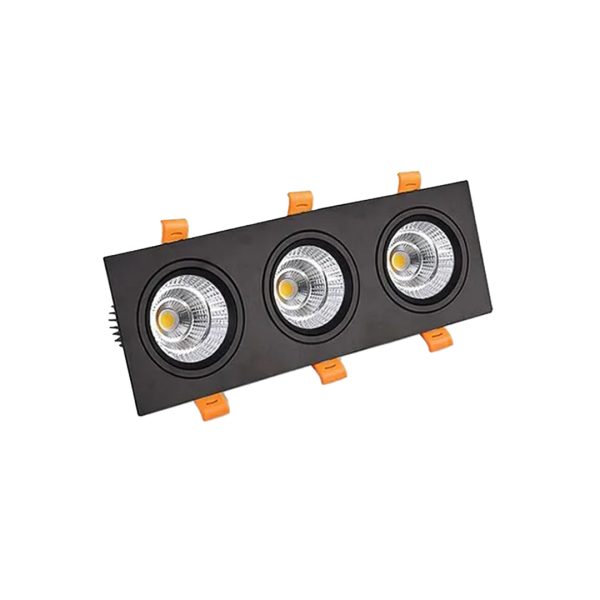 WKS-2007 (3x7W) Conceal Spot Light Black