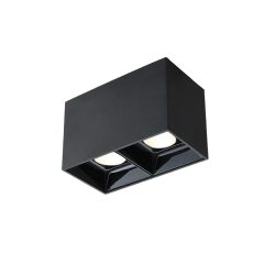 PR-1/(2X10)W Surface Down Spot Light Black