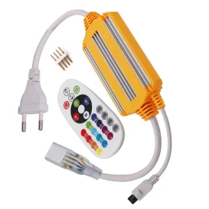 5050 RGB Driver With Remote Yellow (Metal Body)