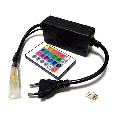 5050 RGB Driver With Remote Black (Plastic Body)
