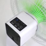 PASHA rechargable table fan white