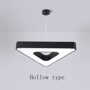 D-1/7000K Linear Hanging BK Body(hollow Triangle)