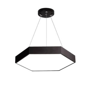 F-1/7000K Linear Hanging BK Body(solid hexagon)