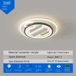 YM 6004-36 Fan Ceiling Light with bluetooth - Image 3
