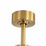 60YY-19740 24W Fan 60 inch Ceiling Fan with LED Light (WH+GD) - Image 3