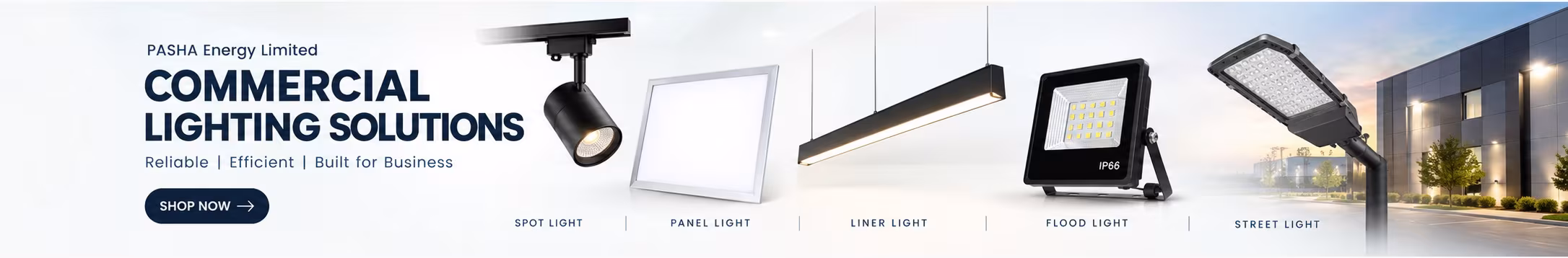 Commercial Lighting Solutions Banner
